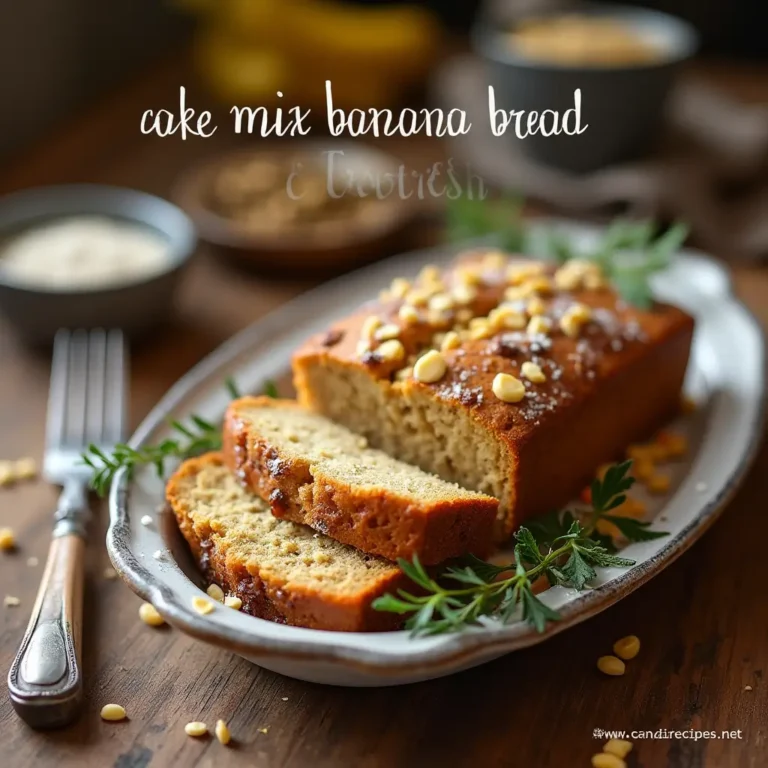 cake mix banana bread