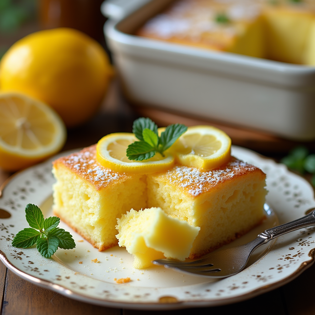 lemon cream cheese dump cake