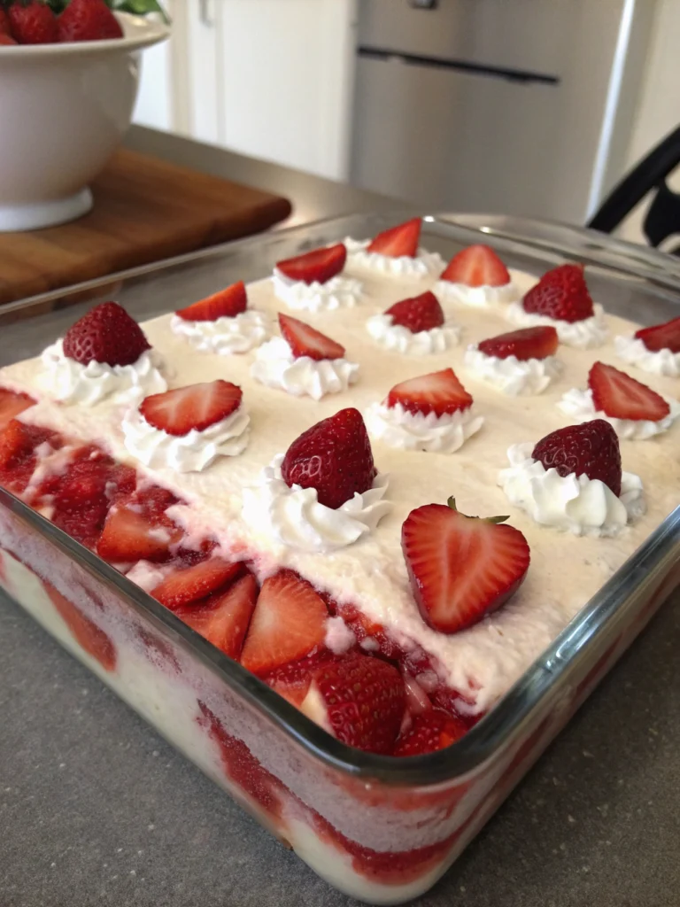 Strawberry Poke Cake Recipe: 7 Simple Steps for an Irresistible Dessert
