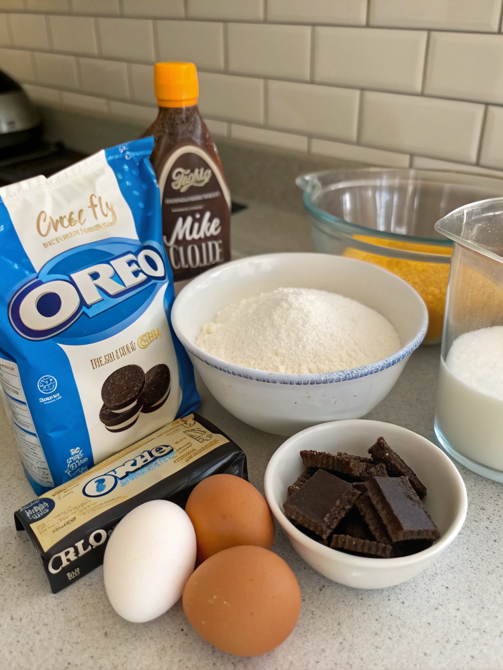 oreo cake recipe ingredients