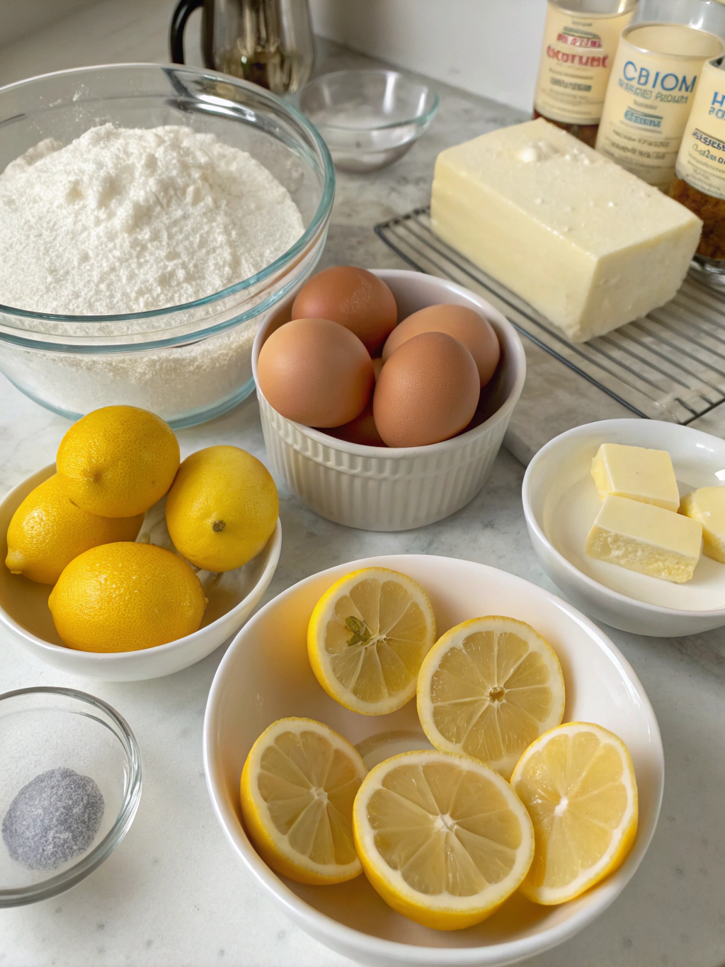 lemon bundt cake recipe ingredients