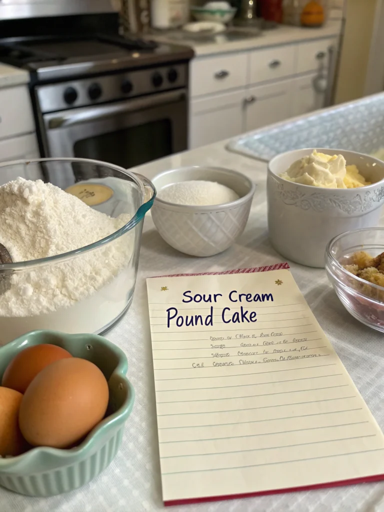 Sour Cream Pound Cake Recipe: 5 Secrets for Perfect Texture!