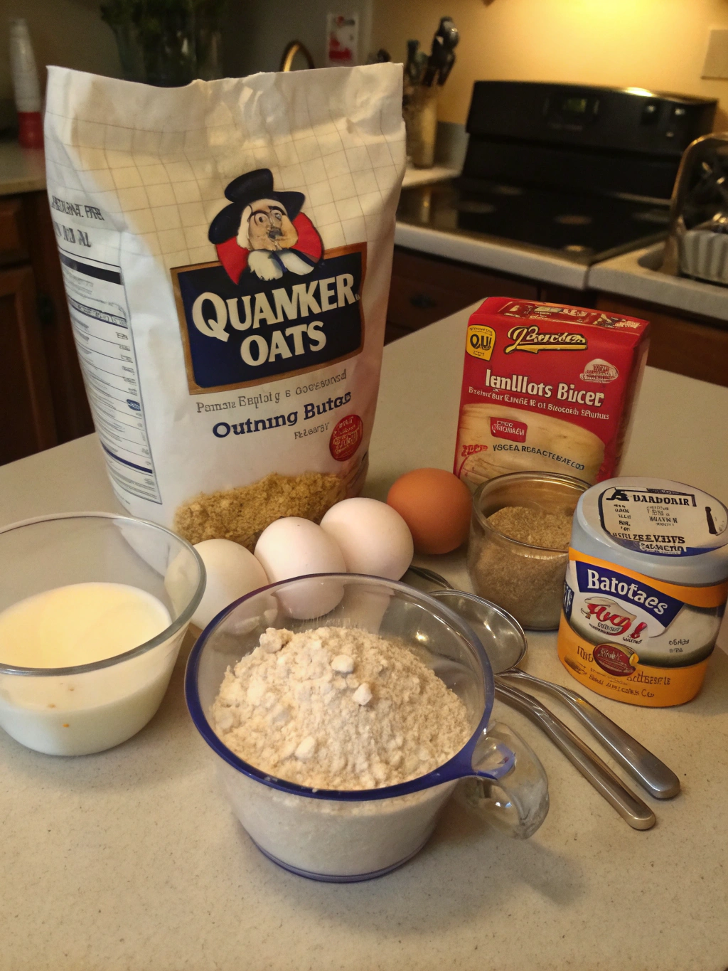 quaker oats oatmeal cookie recipe ingredients