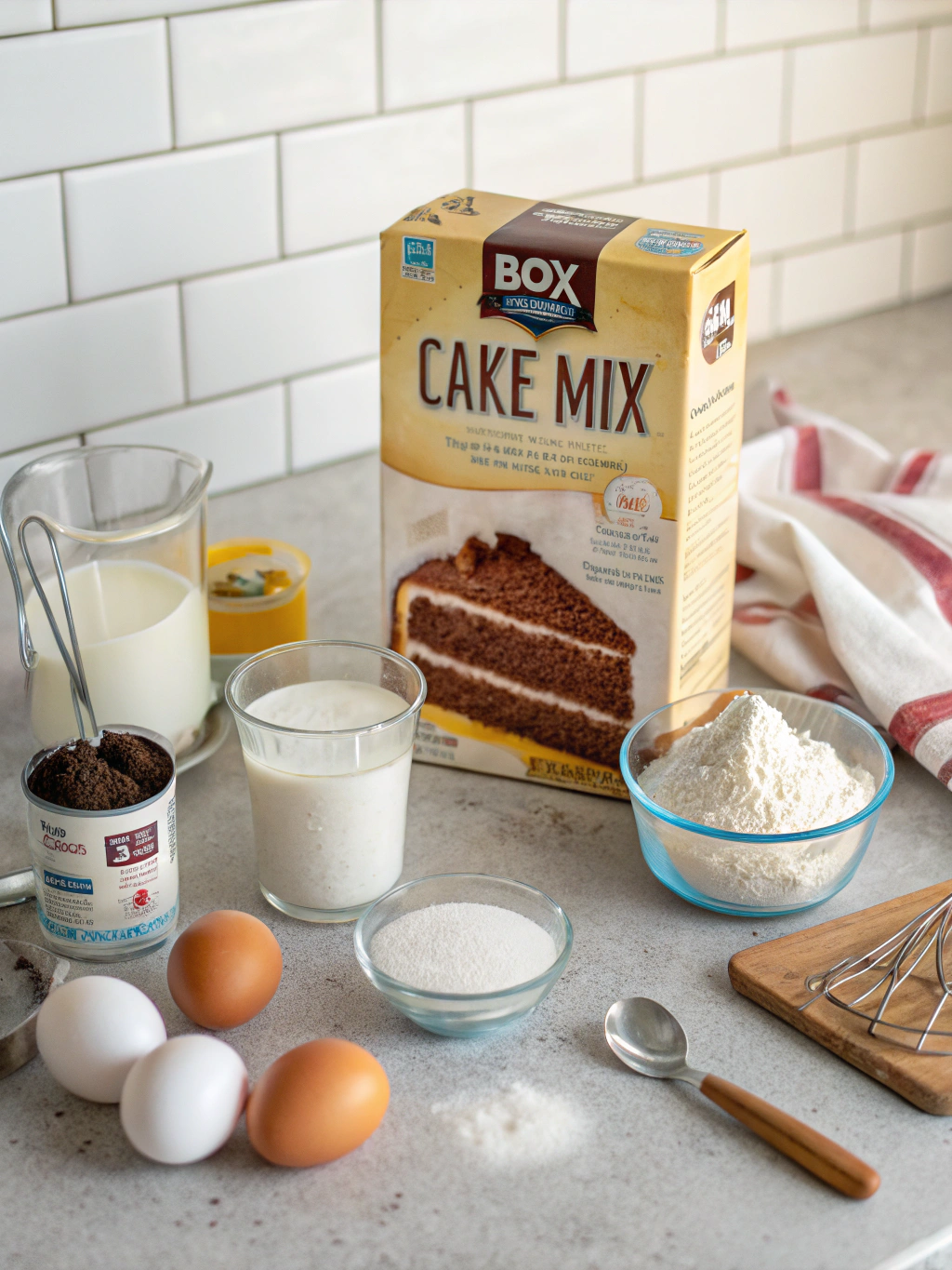 box cake recipes ingredients